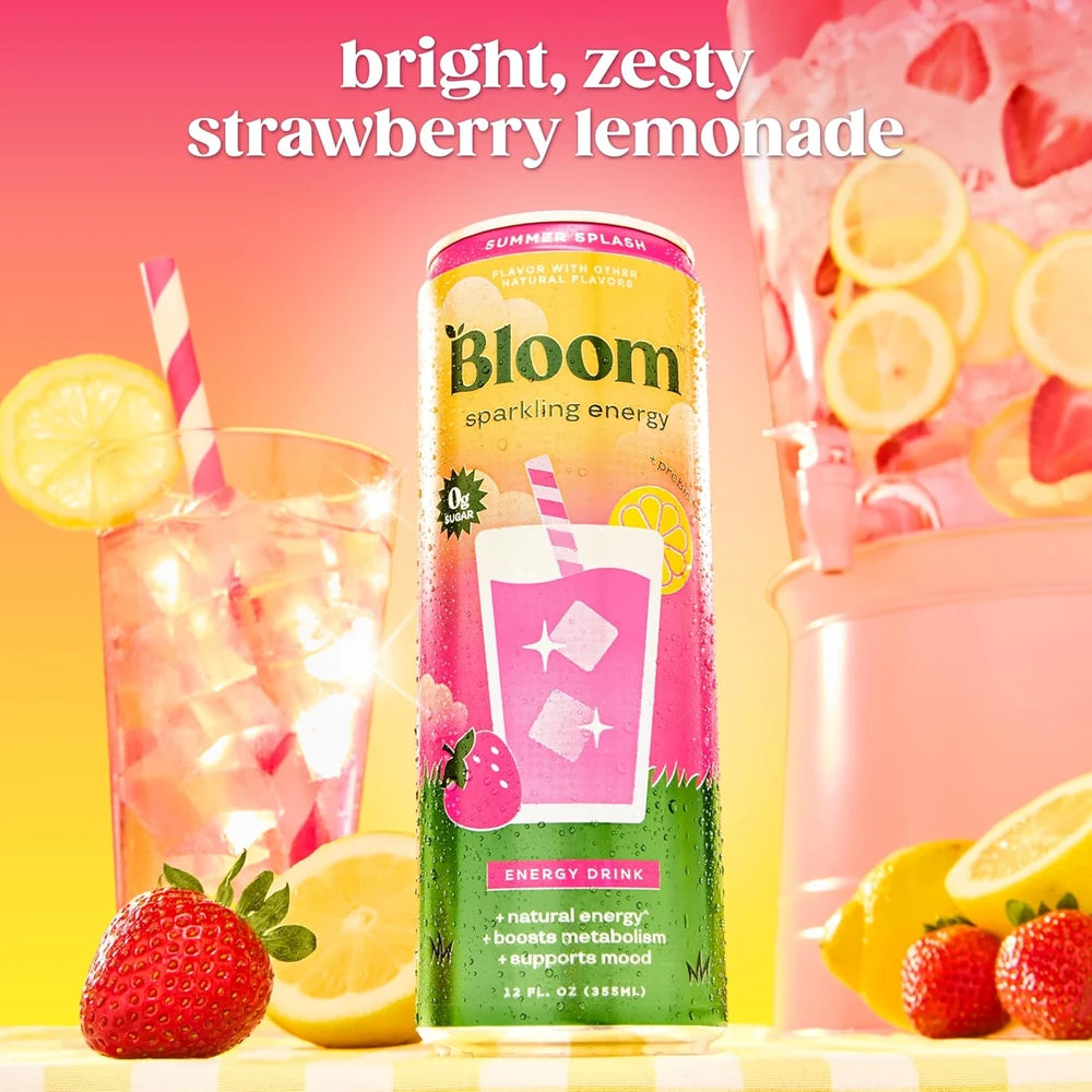 Bloom Nutrition Sparkling Energy Drink