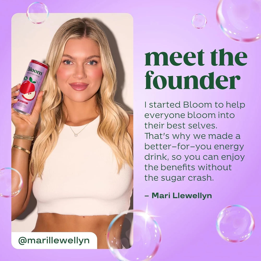 Bloom Nutrition Sparkling Energy Drink