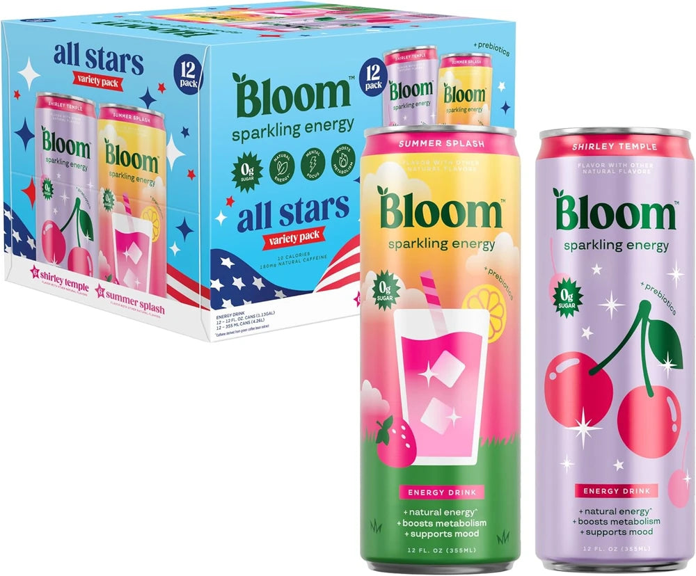 Bloom Nutrition Sparkling Energy Drink