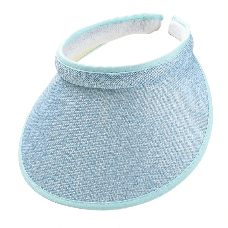Wide Brim Foldable Straw Beach Hat