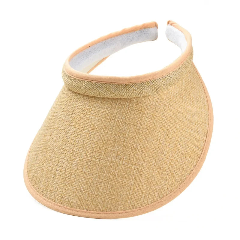 Wide Brim Foldable Straw Beach Hat