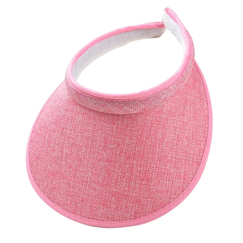 Wide Brim Foldable Straw Beach Hat