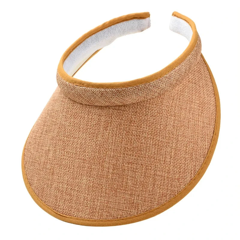 Wide Brim Foldable Straw Beach Hat