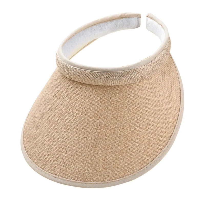 Wide Brim Foldable Straw Beach Hat
