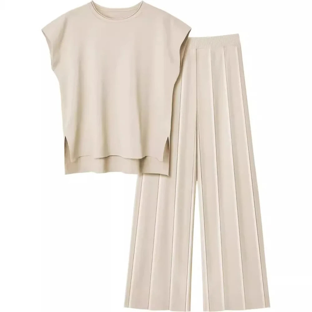 Knit Sleeveless Lounge Set
