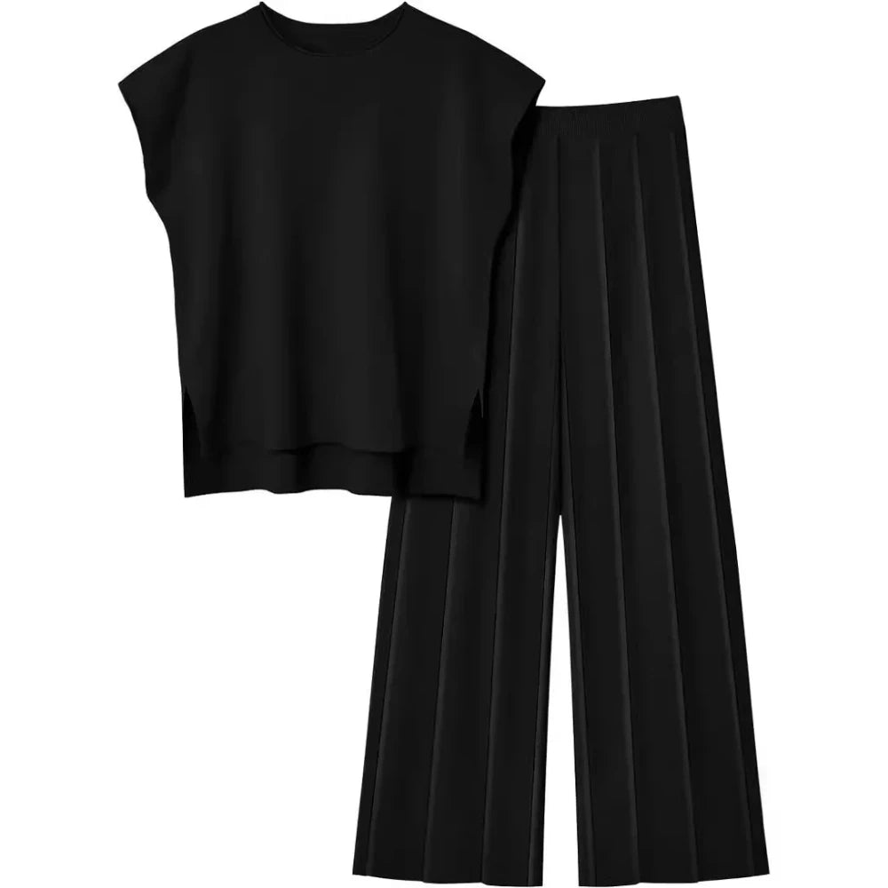 Knit Sleeveless Lounge Set