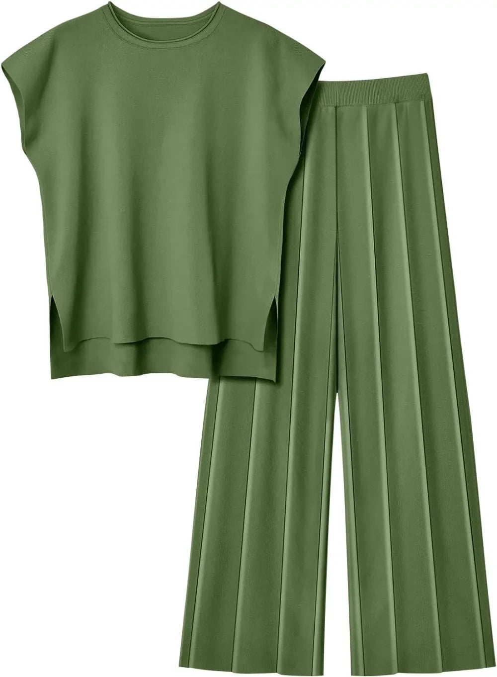 Knit Sleeveless Lounge Set