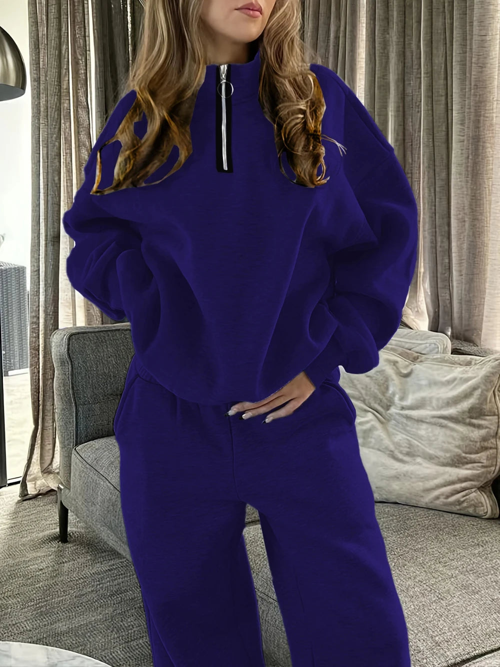 Fleece Lined Hoodie Jogger Set